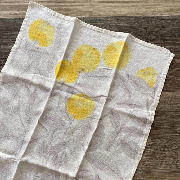 VTG 1960s Vera Linen Lemon Tea Towel Dishtowel Vera Neumann - Picture 4 of 9